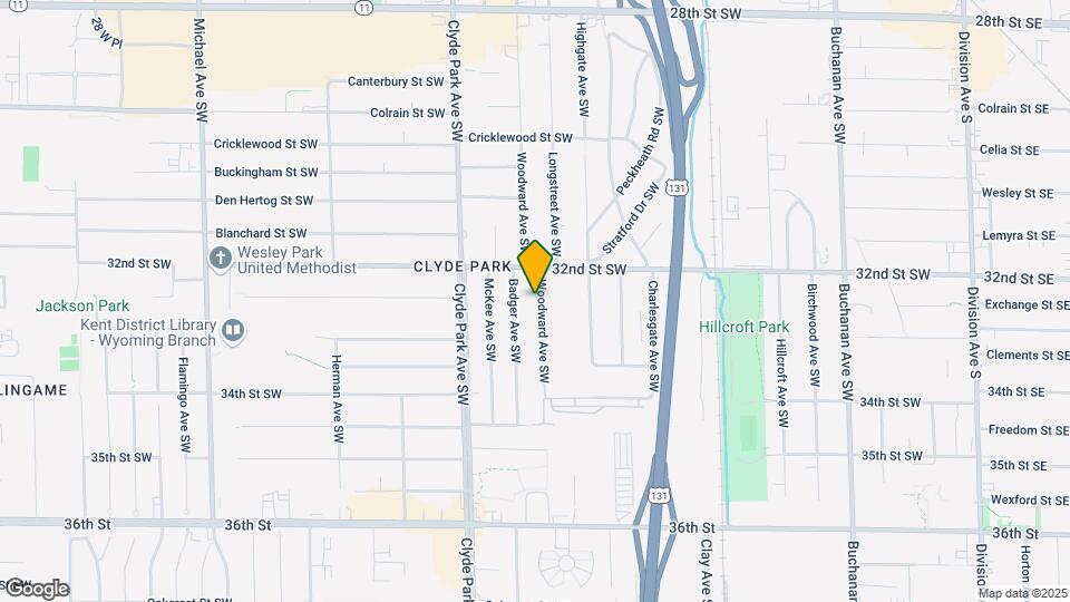 3255 Woodward Ave SW Map and Location Details