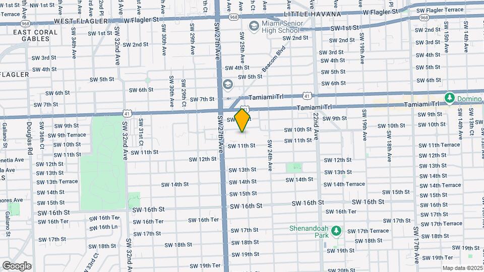 1072 SW 25th Ave Map and Location Details
