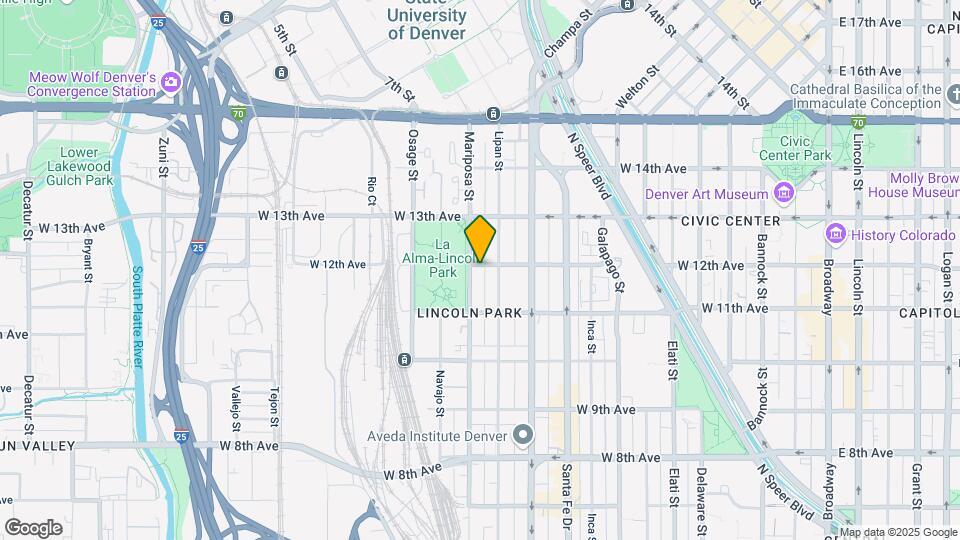 1178 Mariposa St Map and Location Details