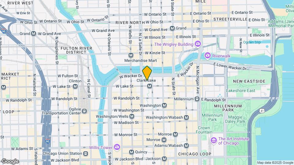 203 N La Salle St, Unit 1502 Map and Location Details