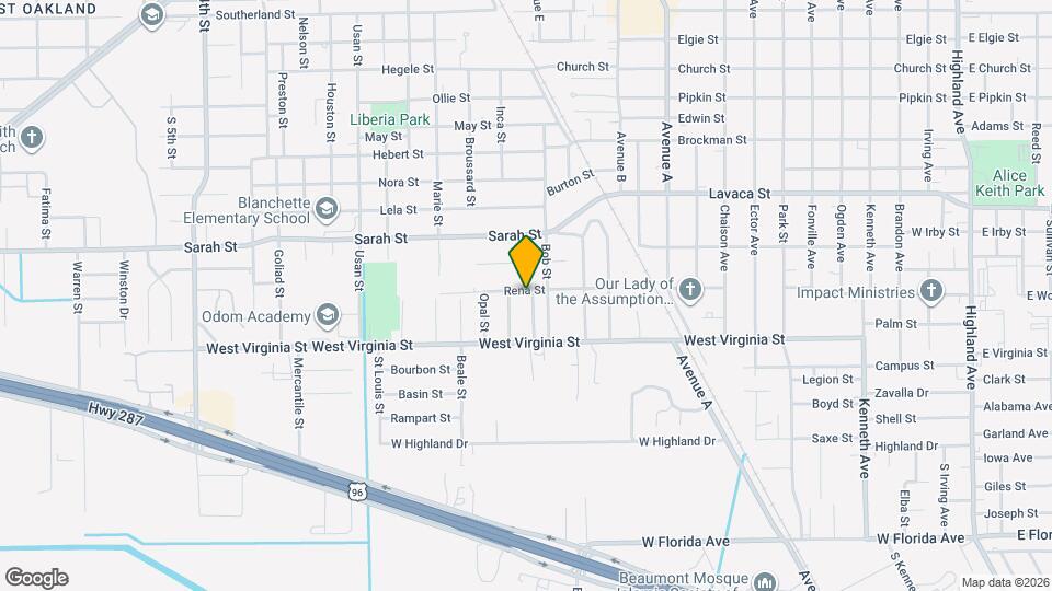 4404 Raven St Map and Location Details
