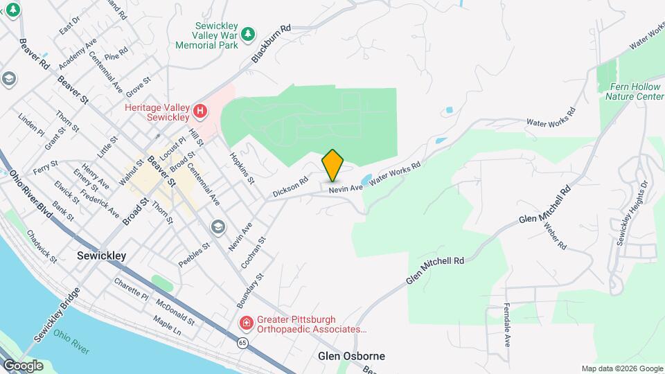 911 Nevin Ave Map and Location Details