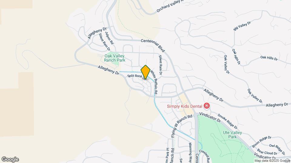 2310 Split Rock Dr Map and Location Details