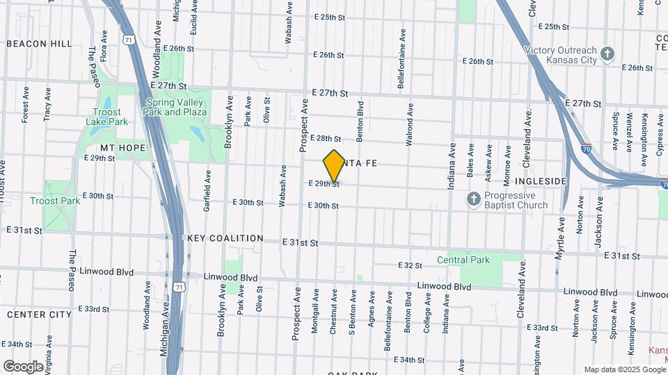 2639 E 29th St, Unit Unit 3 Map and Location Details
