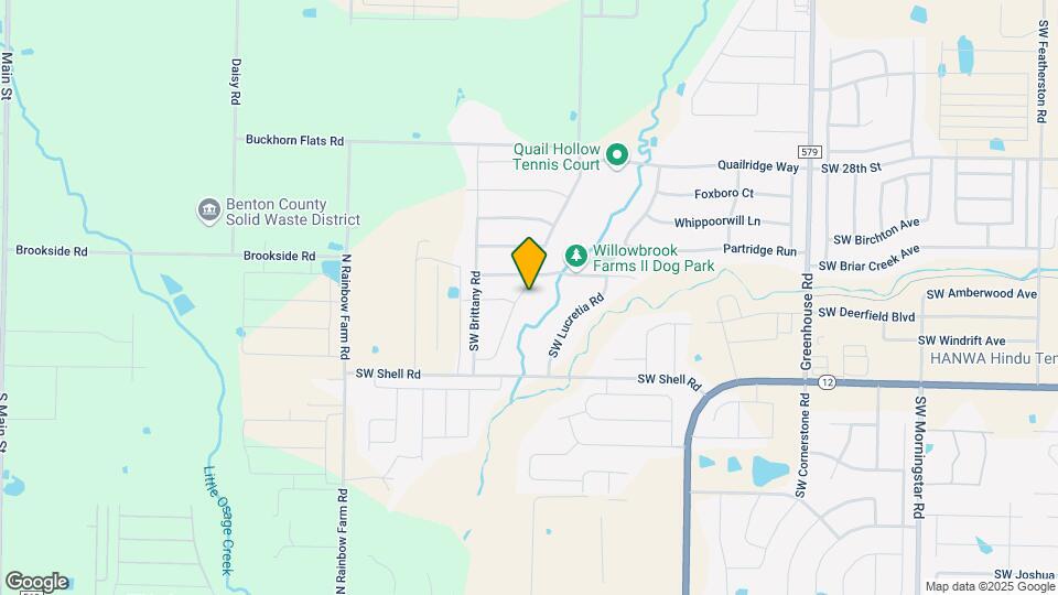 3309 SW Carter Rd Map and Location Details