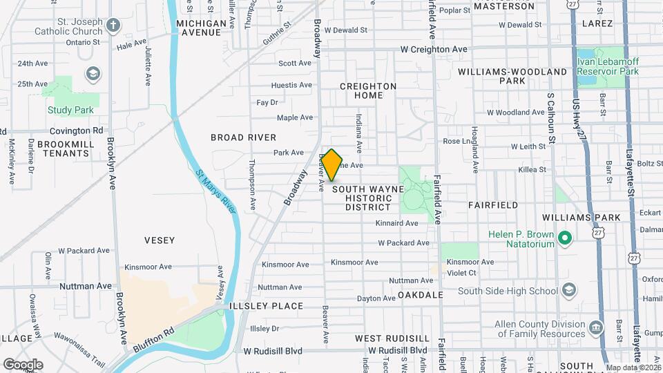 1005 Cottage Ave Mapa y Detalles de la Ubicación