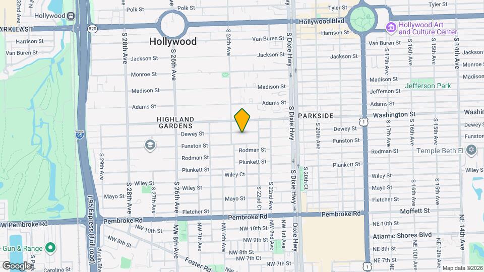 2318 Dewey St Map and Location Details