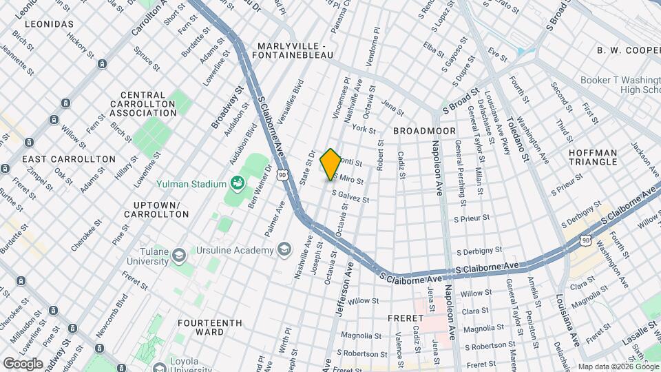 3215 Nashville Ave Map and Location Details