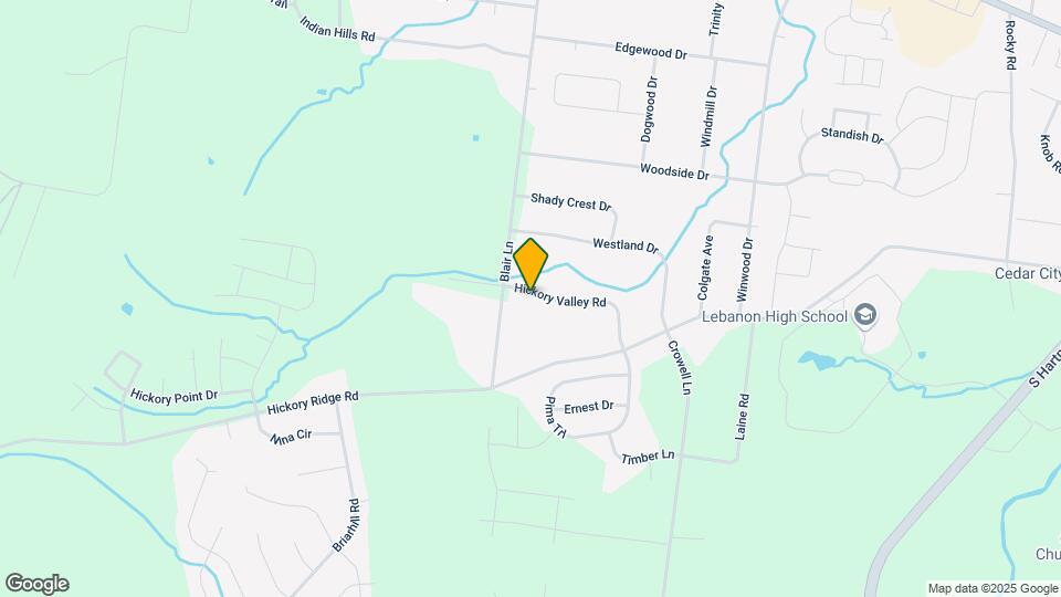 1622 Hickory Valley Rd Map and Location Details