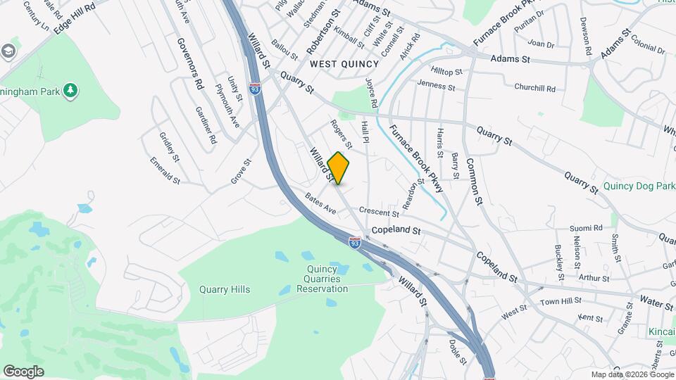 240 Willard St Mapa y Detalles de la Ubicación