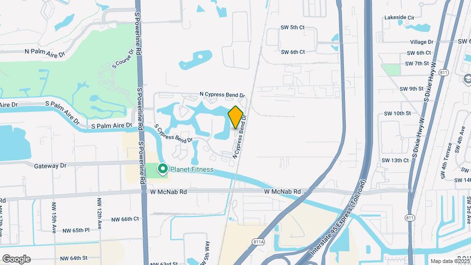 2108 S Cypress Bend Dr Map and Location Details