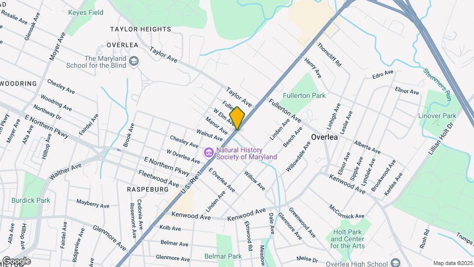7107 Belair Rd Map and Location Details