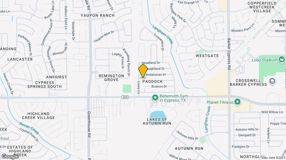 7207 Grackle Dr Map and Location Details