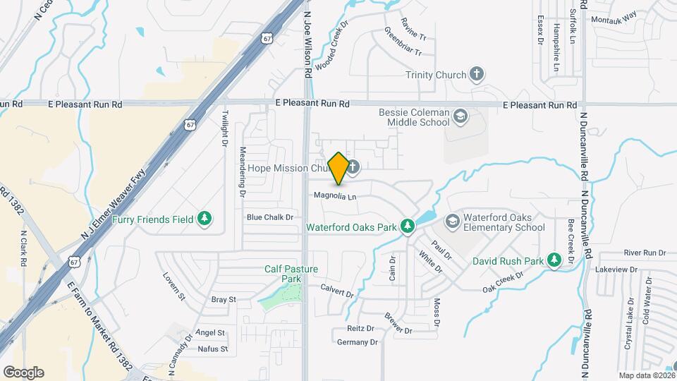 1029 Magnolia Ln Map and Location Details