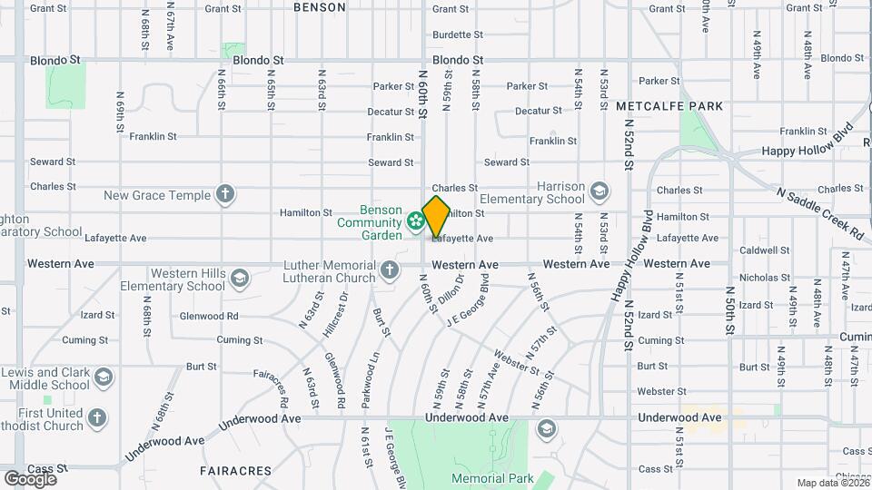 5833-5835 Lafayette Ave Map and Location Details