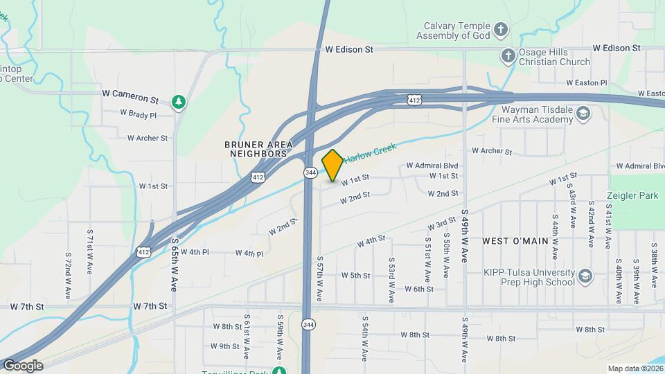 5387 W 1st St Map and Location Details