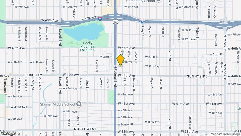 4451 Eliot St Map and Location Details