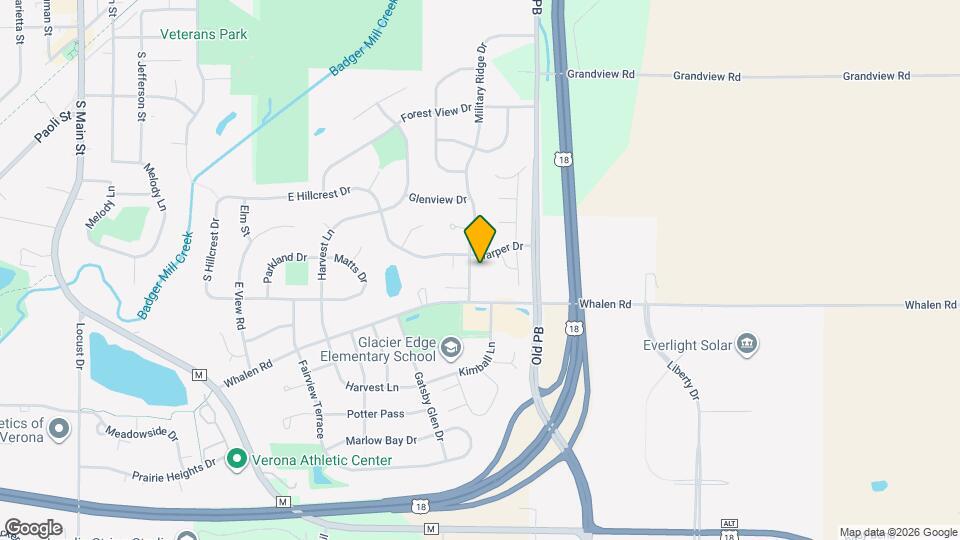 603 Military Ridge Dr Mapa y Detalles de la Ubicación