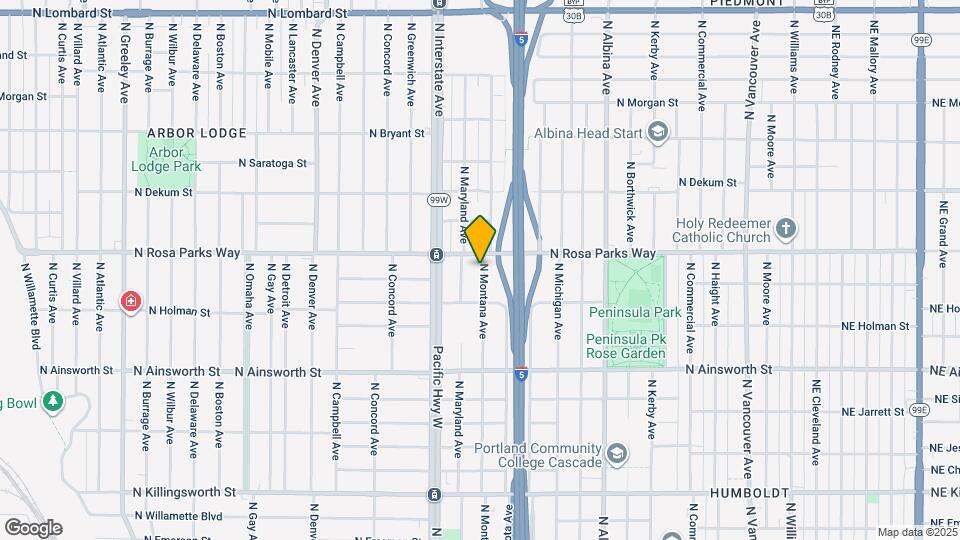 6431 N Montana Ave Map and Location Details