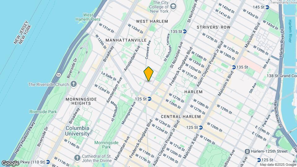 370 W 127th St Map and Location Details
