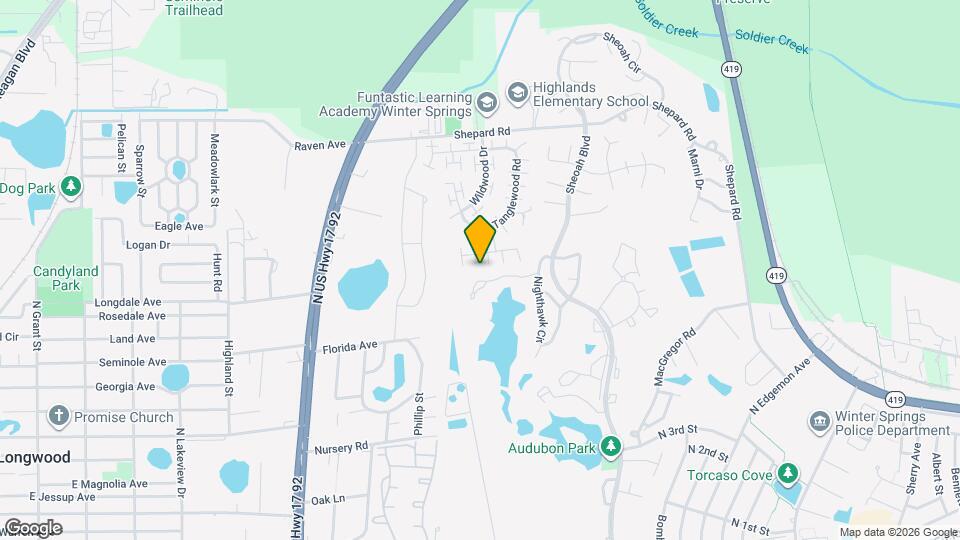 644 Cypress Ln Map and Location Details