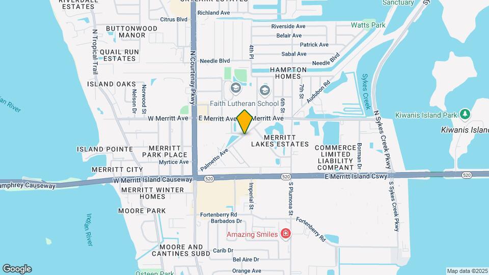 205 Palmetto Ave Map and Location Details