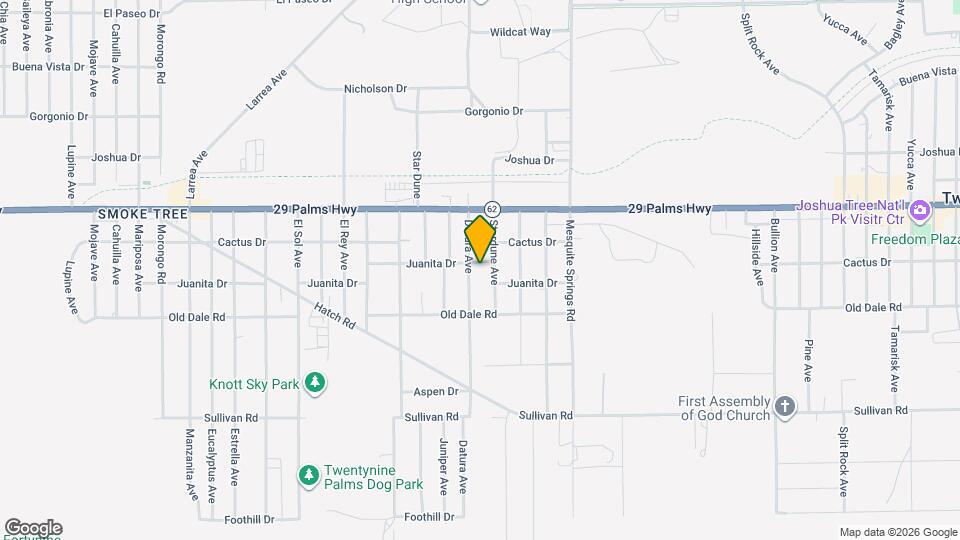 6607 Datura Ave Map and Location Details