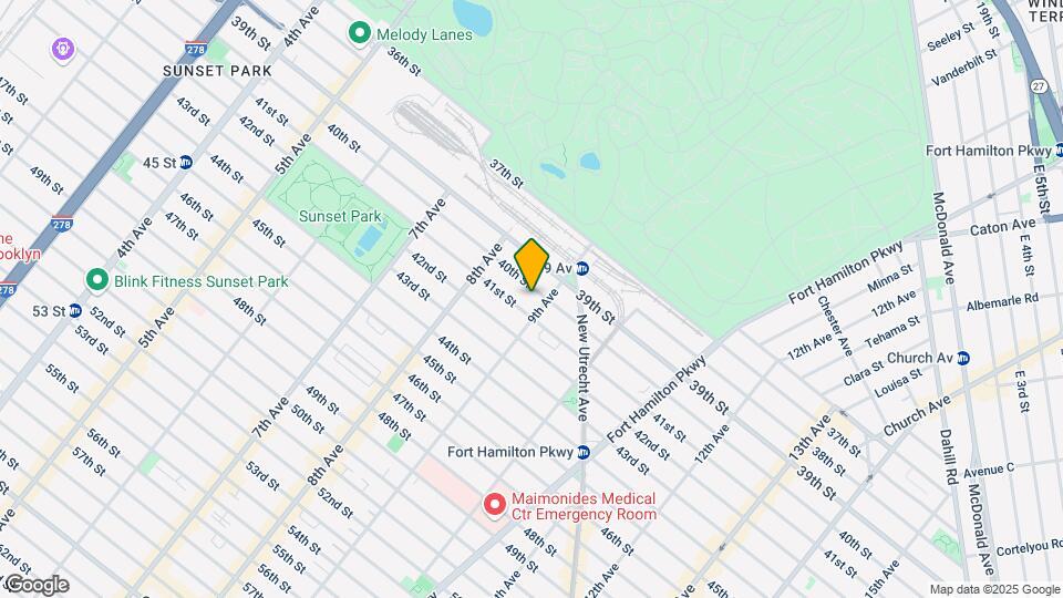 874 40th St Map and Location Details