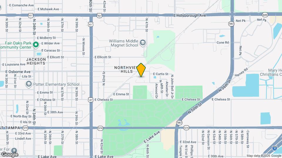 4604 Ashmore Pl Map and Location Details