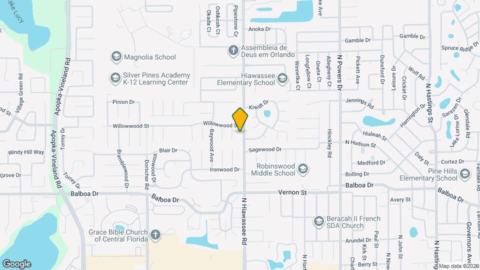 1824 N Hiawassee Rd Map and Location Details