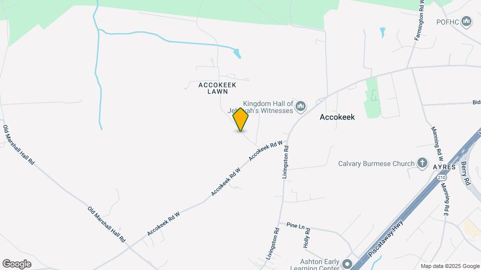 16501 Accolawn Rd Map and Location Details