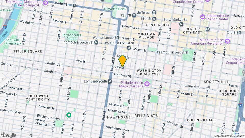 1306 Pine St Mapa y Detalles de la Ubicación