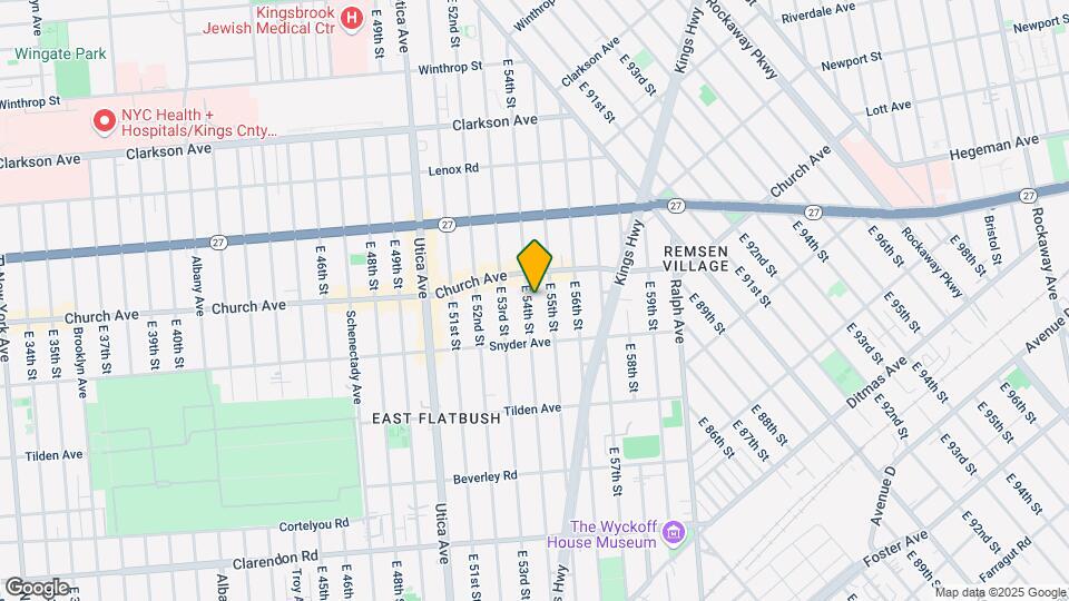 291 E 54th St Mapa y Detalles de la Ubicación