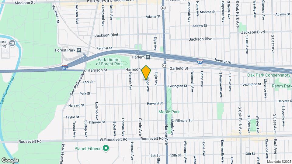 835 Marengo Ave Map and Location Details