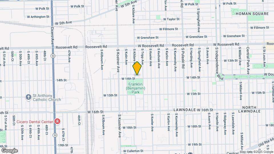 1357-1359 S Kildare Ave Map and Location Details
