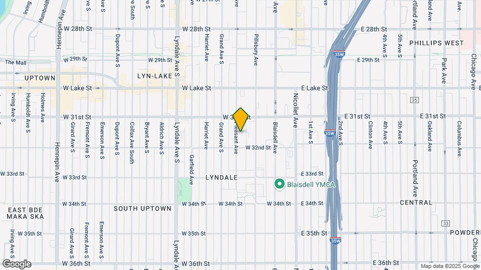 3127 Pleasant Ave Map and Location Details