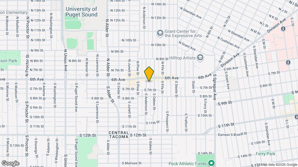611 S Anderson St, Unit B1 Mapa y Detalles de la Ubicación