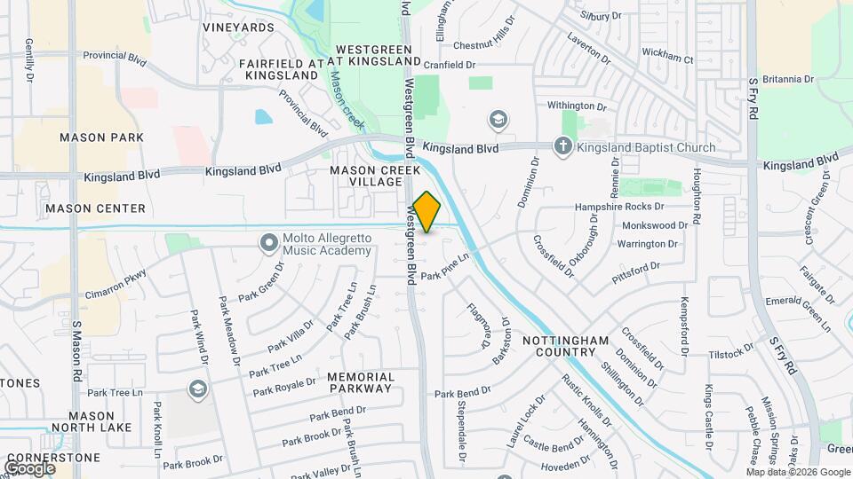 20806 Westgreen Ct Map and Location Details