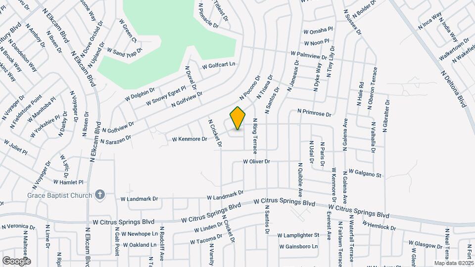 7779 N Triana Dr Map and Location Details