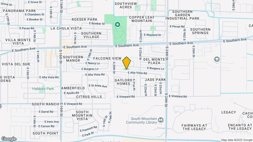 2048 E Alta Vista Rd Map and Location Details