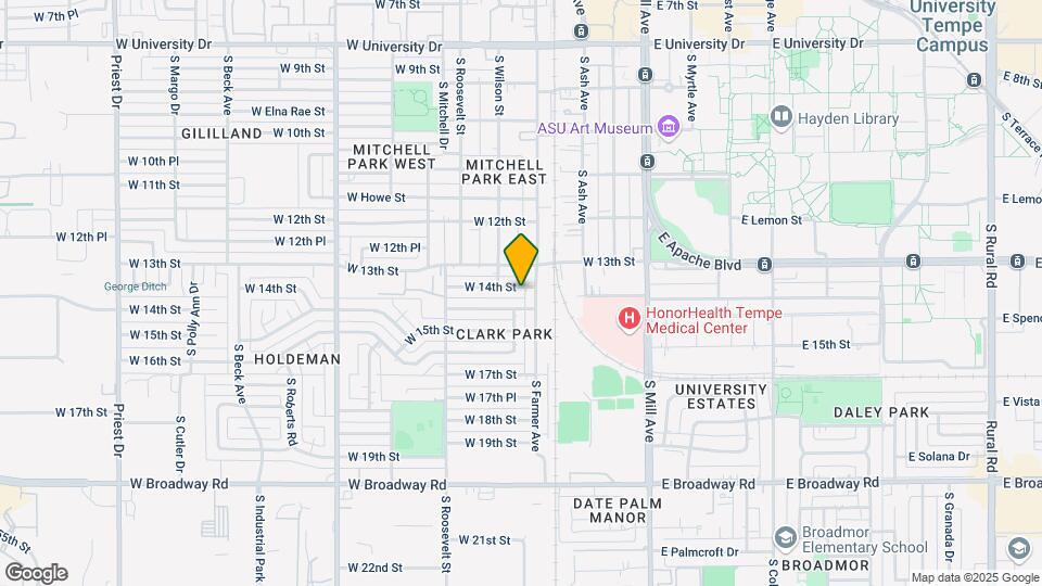 409 W 14th St Map and Location Details