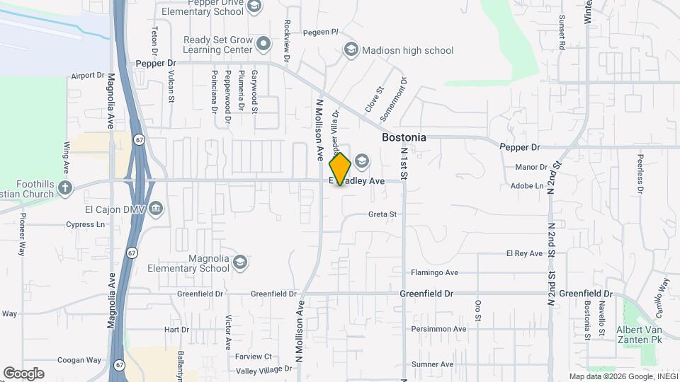 1696 Buckeye Dr Map and Location Details