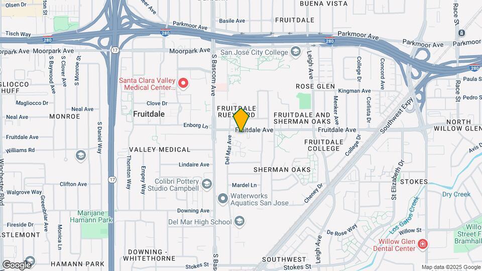 2080 Fruitdale Ave Mapa y Detalles de la Ubicación