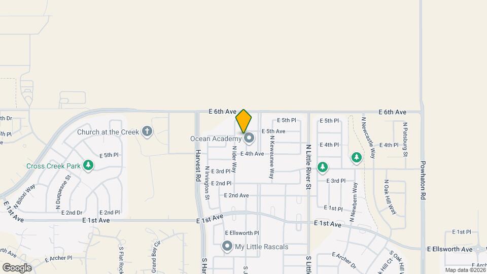 481 N Jackson Gap Way Map and Location Details