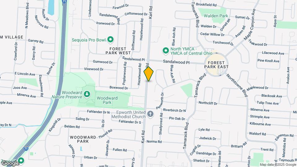 5254 Karl Rd Map and Location Details