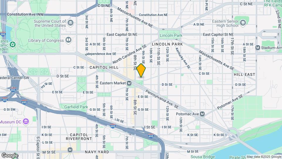 832 S Carolina Ave SE Map and Location Details