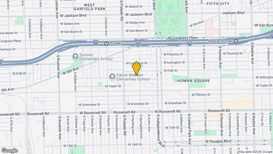 3910 W Arthington St Map and Location Details