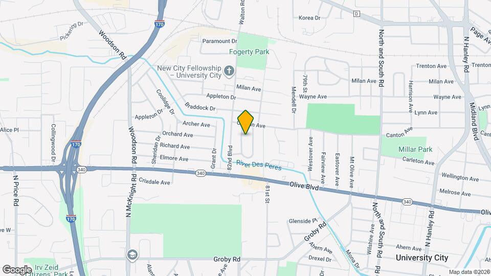 1272 Laughren Dr Mapa y Detalles de la Ubicación