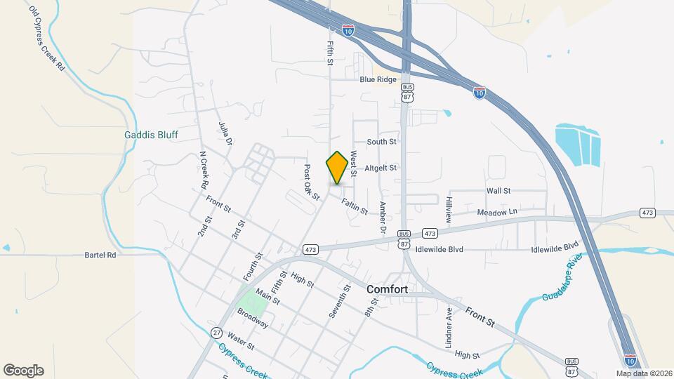 Comfort Living Map and Location Details