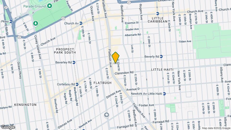 2144 Cortelyou Rd Mapa y Detalles de la Ubicación